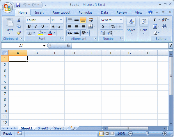 Microsoft Office Spreadsheet