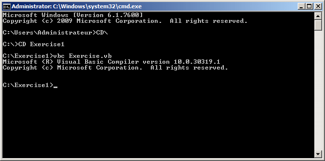 Compiling from th Command Prompt