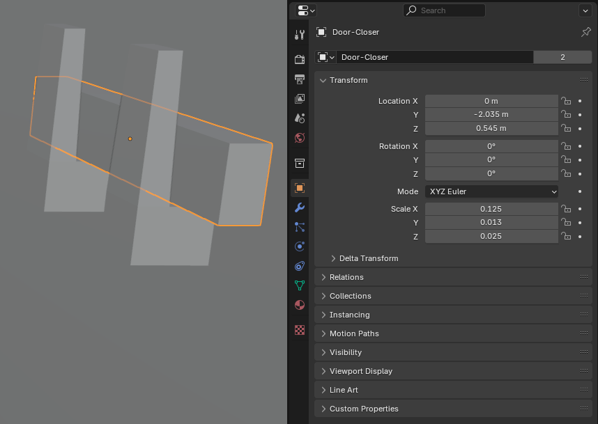 Barn - Modeling a Door Closer