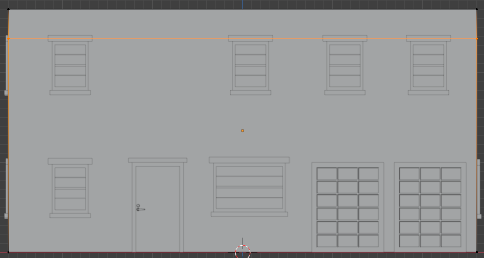 Modeling a Medium House - Creating a Loop Cut