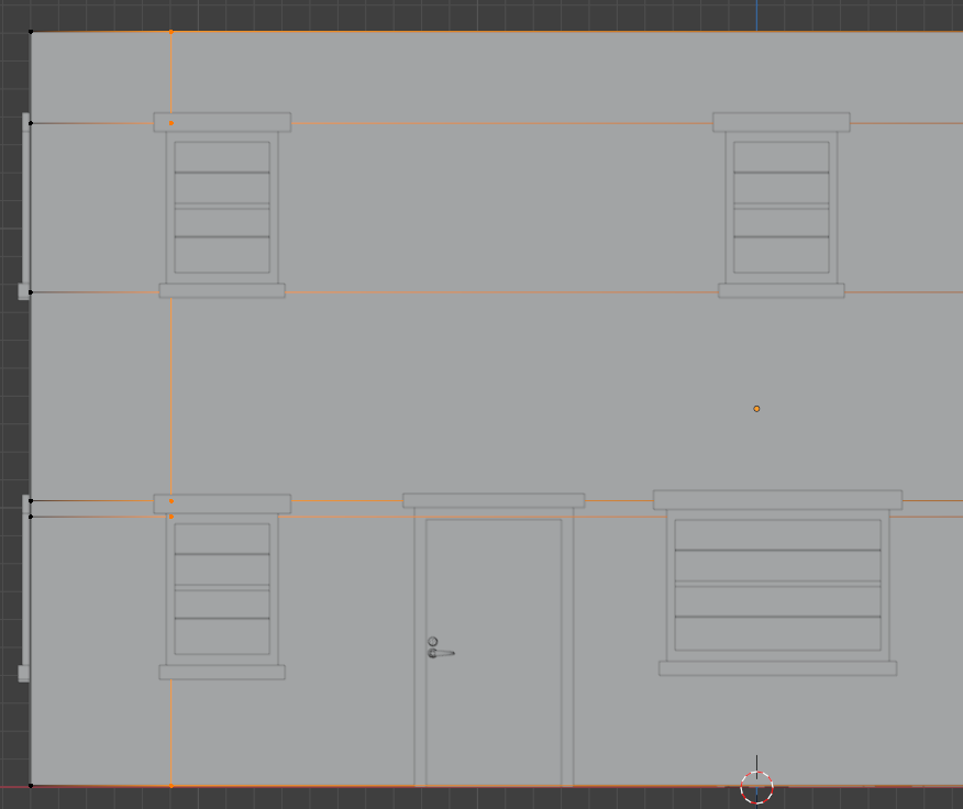 Modeling a Medium House - Creating a Loop Cut