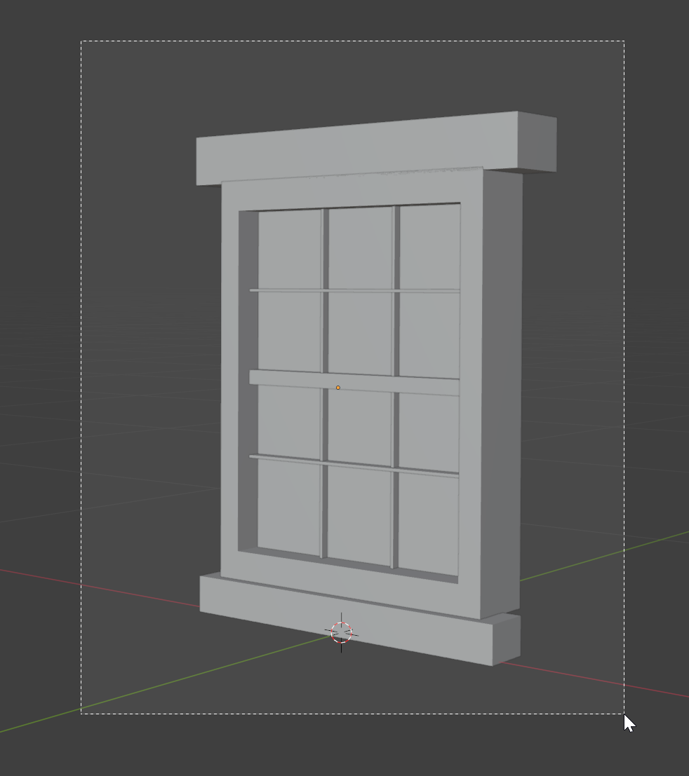 Modeling a Medium House - Adding a Window