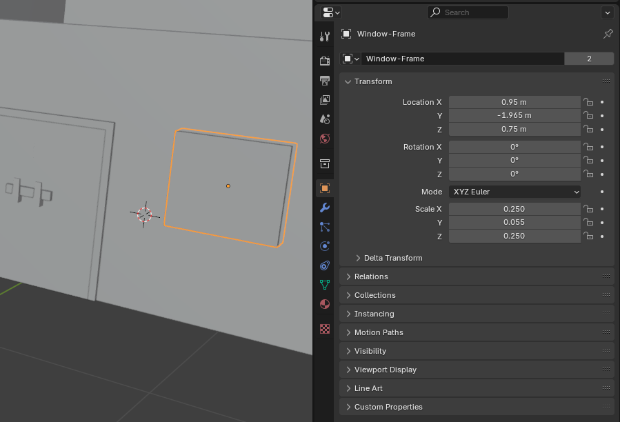 Barn - Modeling a Window