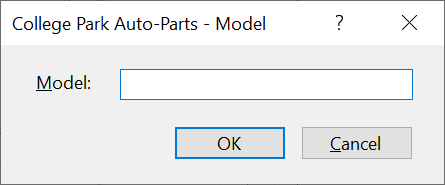 College Park Auto-Parts - Make