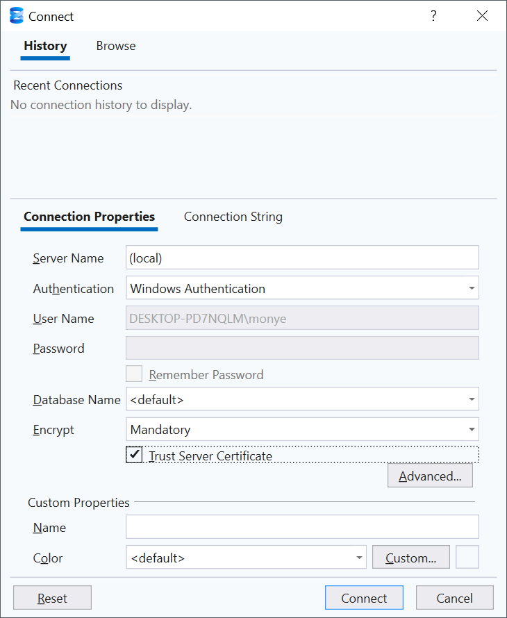 Connect To Server
