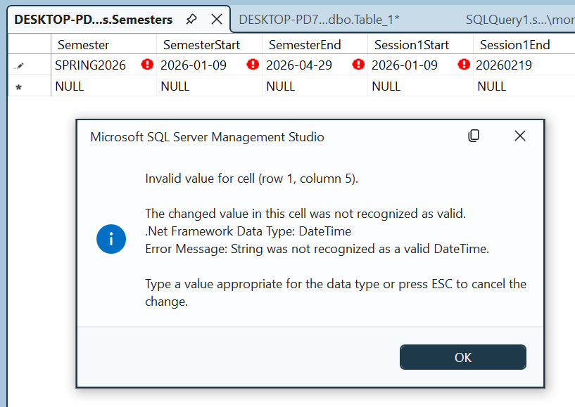 Creating Date-Based Values