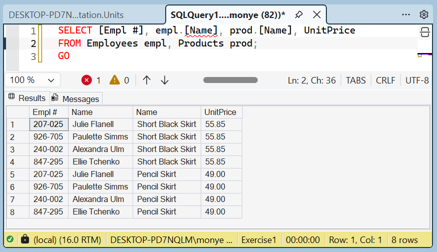 Selecting Fields From Different Tables