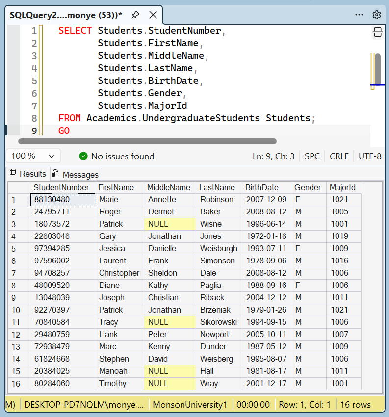 Using a Shared Field to Join Tables