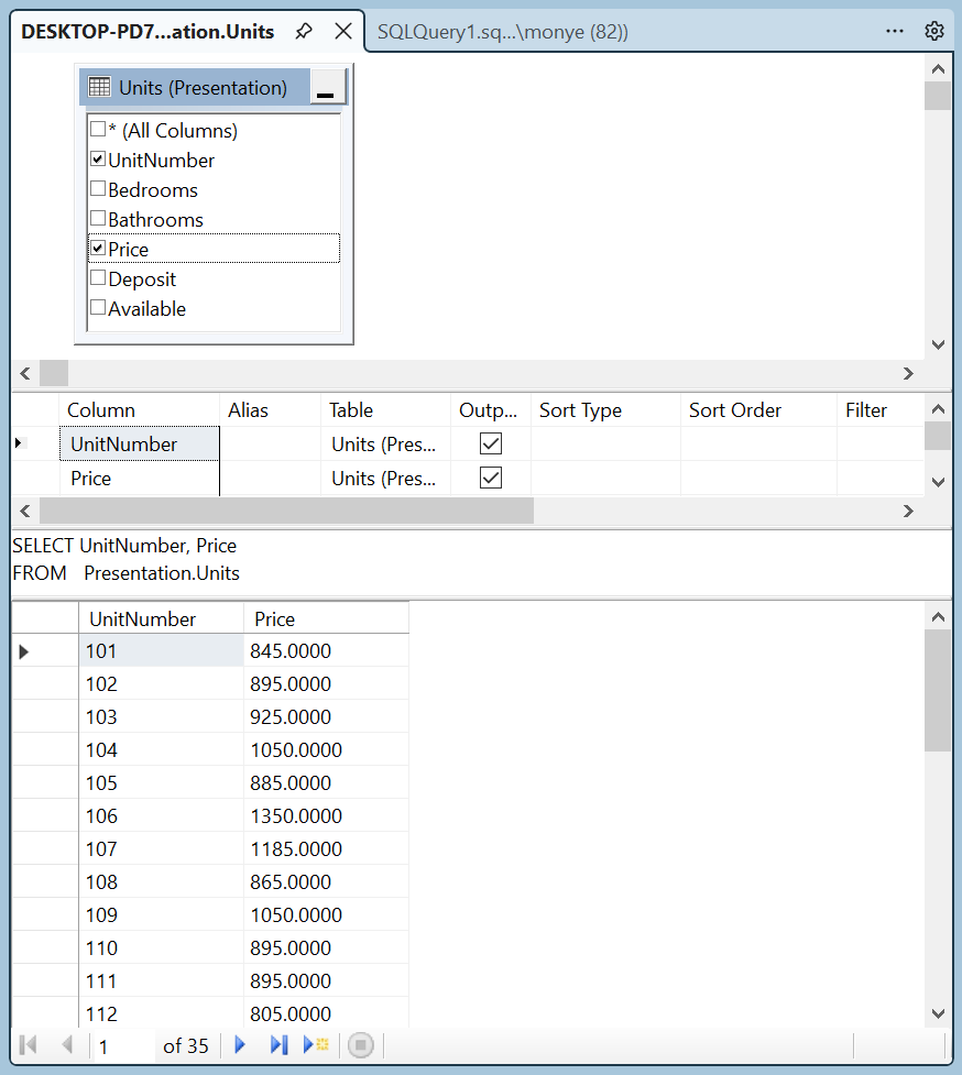 Selecting Many Fields