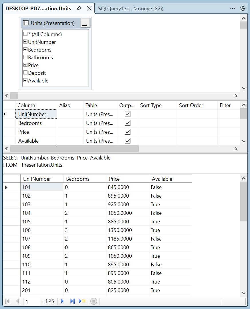 Selecting Many Fields