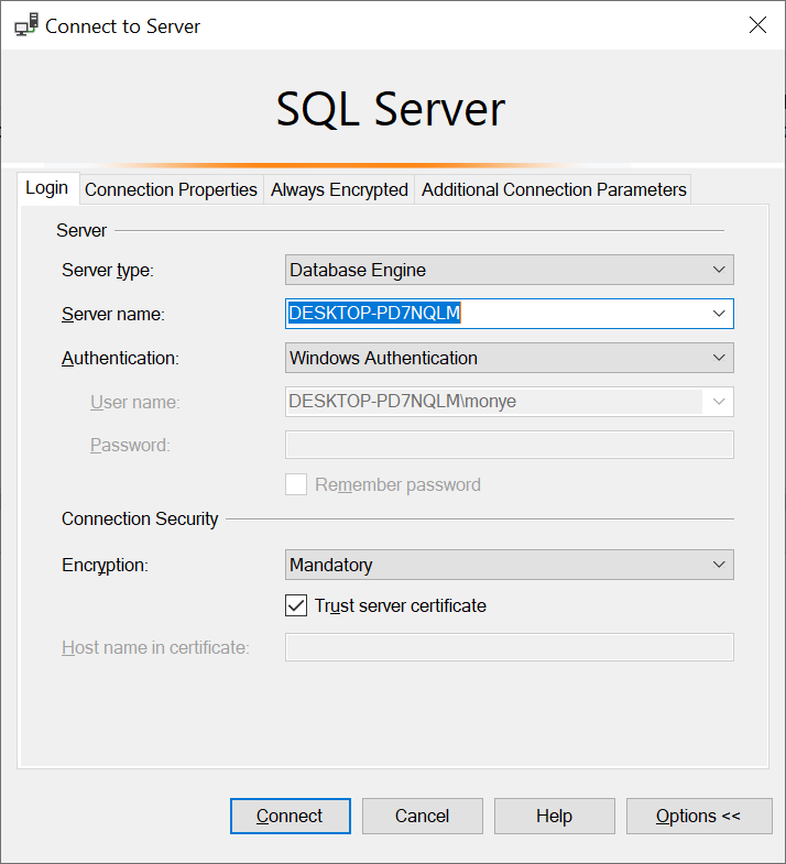 Connect To Server