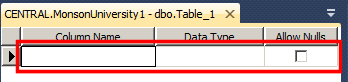 Visually Creating a Column