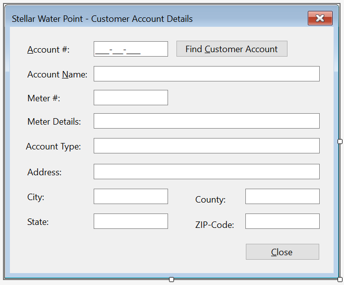 Stellar Water Point - New Customer Account