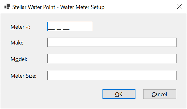 Stellar Water Point - New Water Meter