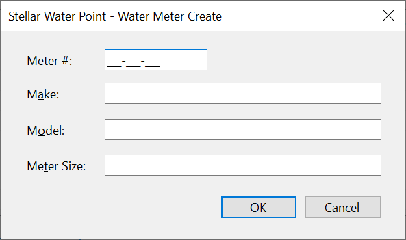 Stellar Water Point - New Water Meter