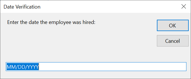 Input Box - A Default Value
