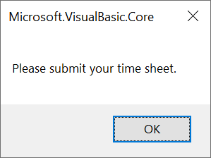 Message Box With Buttons
