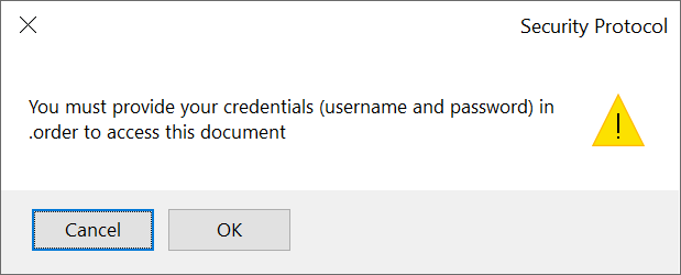 Message Box With an Option