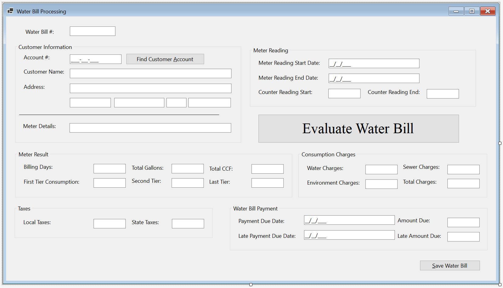 Stellar Water Point - New Water Bill