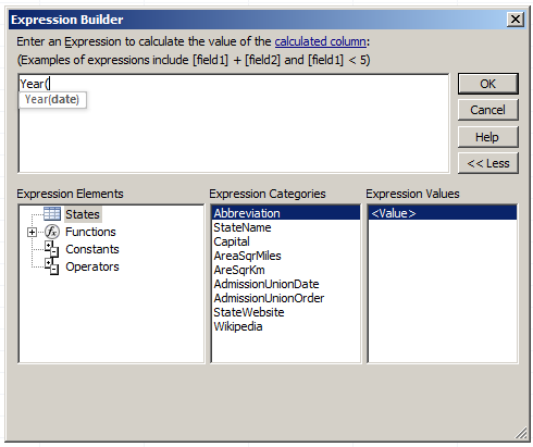 Creating Expression-Based Columns