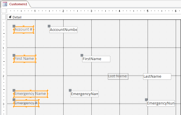 Adding Fields to a Form