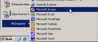 Windows Server 2003 Menu