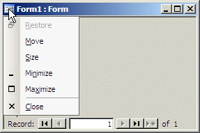 The System Menu