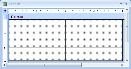 The Detail section of a report