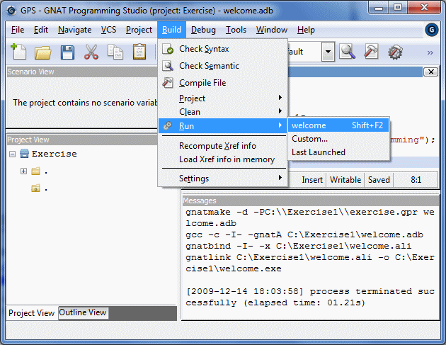 GPS - GNAT Programming Studio