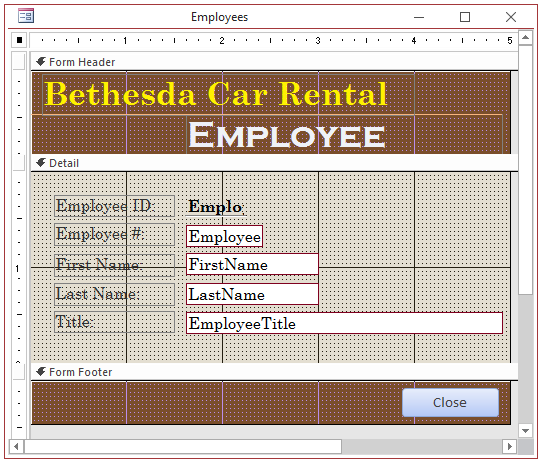 Bethesda Car Rental - Employees