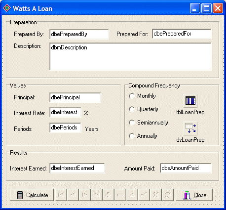 Watts A Loan - Form Design