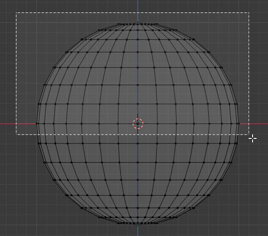 Modeling a Salad Vase - Box Selecting the Top of a Sphere