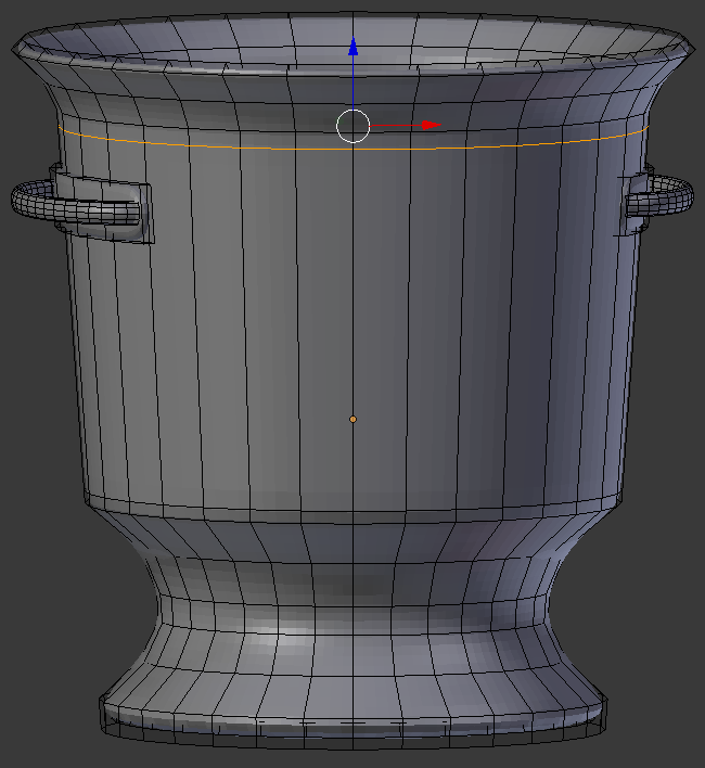 Modeling a Champaign Bucket - Sub-Dividing Some Faces