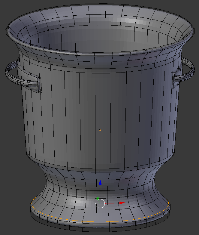 Modeling a Champaign Bucket - Sub-Dividing Some Faces