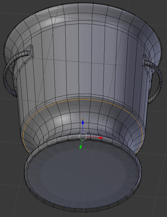 Modeling a Champaign Bucket - Sub-Dividing Some Faces