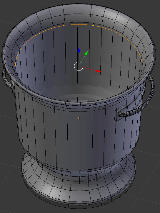 Modeling a Champaign Bucket - Sub-Dividing Some Faces