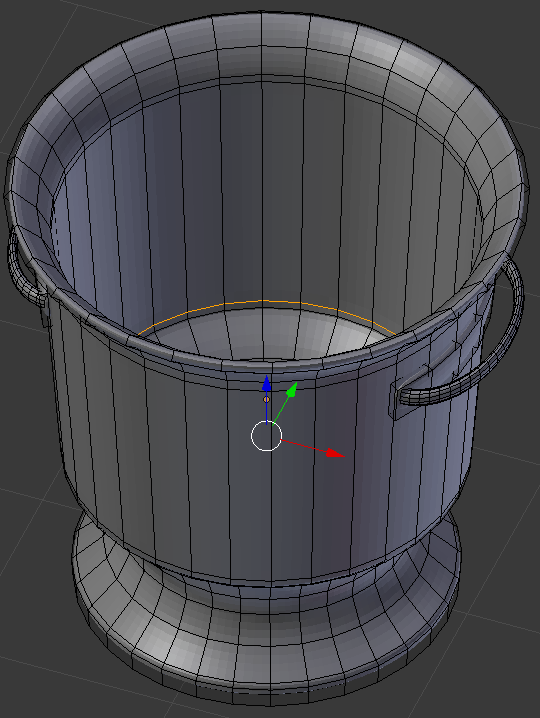 Modeling a Champaign Bucket - Sub-Dividing Some Faces