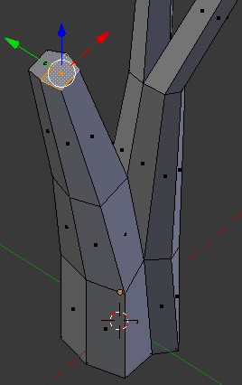 Modeling a Tree Selecting a Face