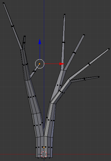 Modeling a Tree - Moving a Face