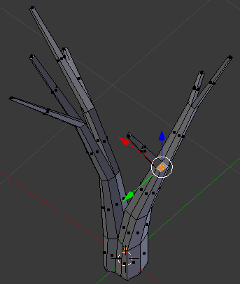 Modeling a Tree - Moving a Face