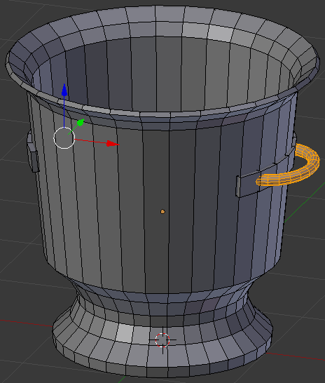 Modeling an Ice Bucket - Adding a Handle