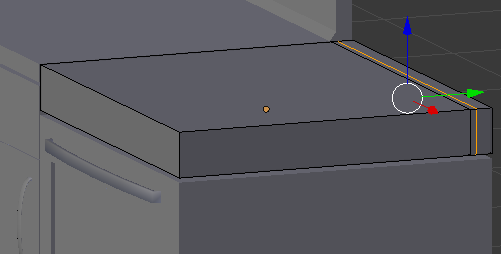 Modeling a Cabinet Counter