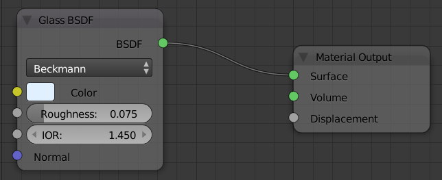 Node Editor - Diffuse Material