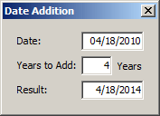Date Addition