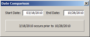 Date Comparison