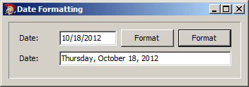 Date Formatting