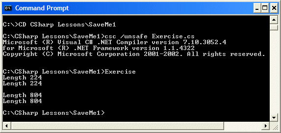 Using Unsafe Code