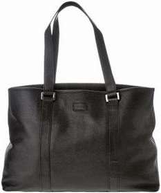 Black Leather Hand Bag