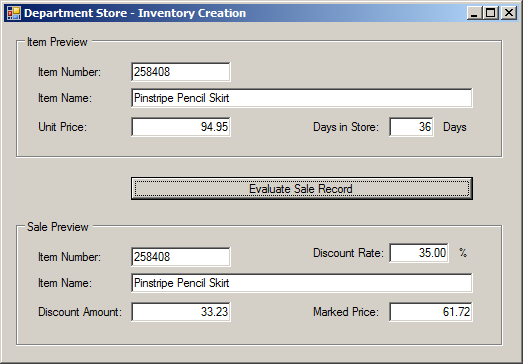 Conditionally Returning a Value