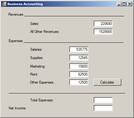 Finding Out Whether a Value is Greater Than Another Value